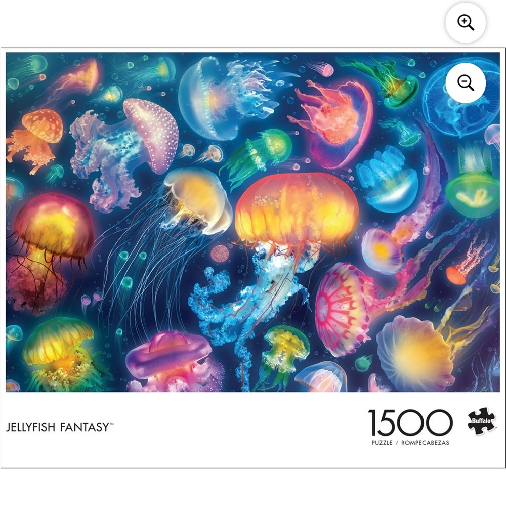 BUFFALO 1500pc colorful jellyfish puzzle